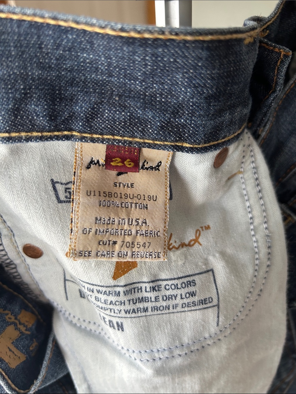 7 For All Mankind Bootcut Jeans in Medium Blue Fade - Picture 9 of 16